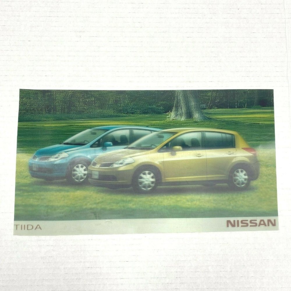 Nissan Promo Automotive Cars Driving Shifting 3d 3-d Lenticular Photograph Image